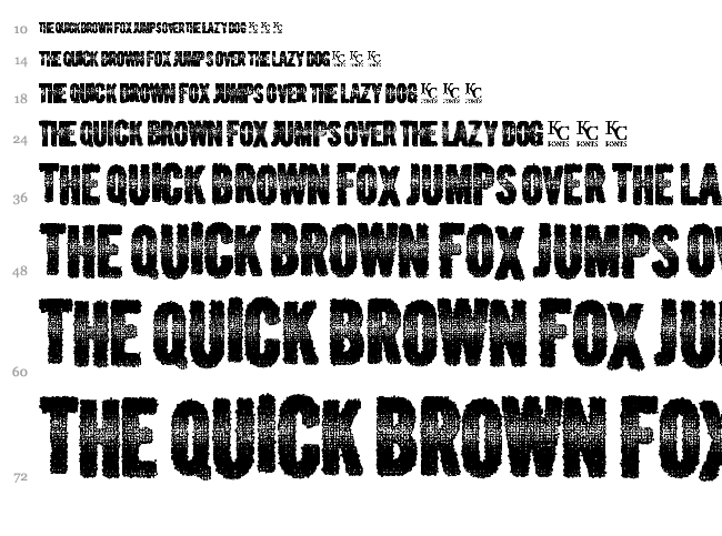 Verbal Diarrhea font waterfall